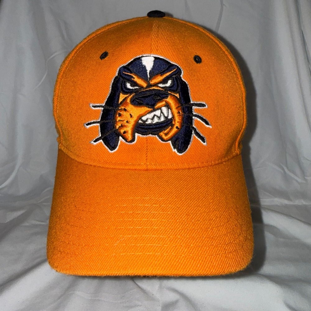 Zephyr Tennessee Volunteers Hat Mens 7 1/8 Orange Angry Smokey Mascot Fitted Cap